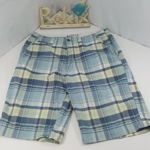 Nautica Mens Plaid Shorts 32